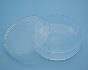 4 okrągłe przezroczyste plastikowe pudełka, przezroczyste pudełko PS z pokrywką, przezroczysty pojemnik pudełkowy, pudełko do przechowywania, plastikowe etui - 72 mm x 19,5 mm (wysokość) AB79