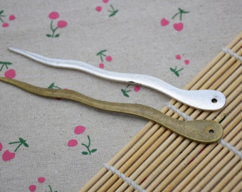 2Pieces Metal Hair Sticks,Spiral Hair Sticks,Wave Hair Pins,Serpent Hair Stick,Metal Hair Pins,Metal Hair Picks ,Metal Hair Clips
