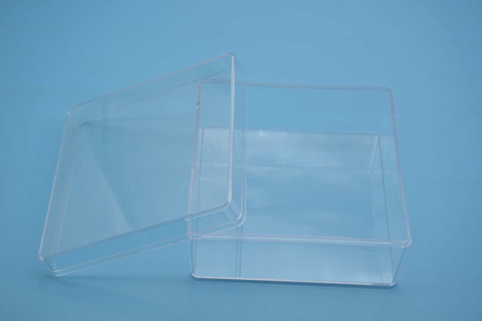 Square Box Transparent 2 Square Clear Plastic Box,transparent Ps Box With Lid,clear Box ...
