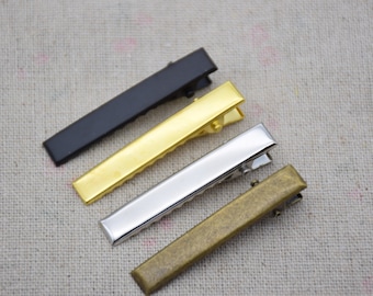 50 alligator clip,alligator clip with teeth,flat surface prong barrettes hair clip,hair accessory blanks,hair bow clips,hair bow clips,45mm