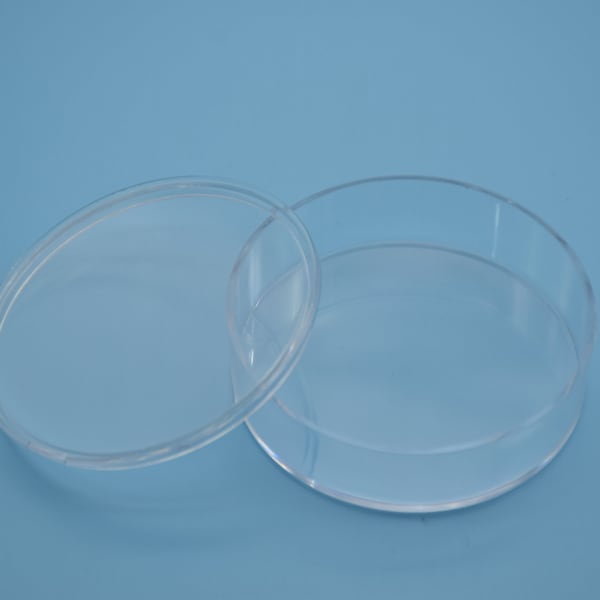 10 round clear plastic box,transparent ps box with lid,clear box container,box storage,plastic cases - 54mm(diameter)x16mm(height) AB77