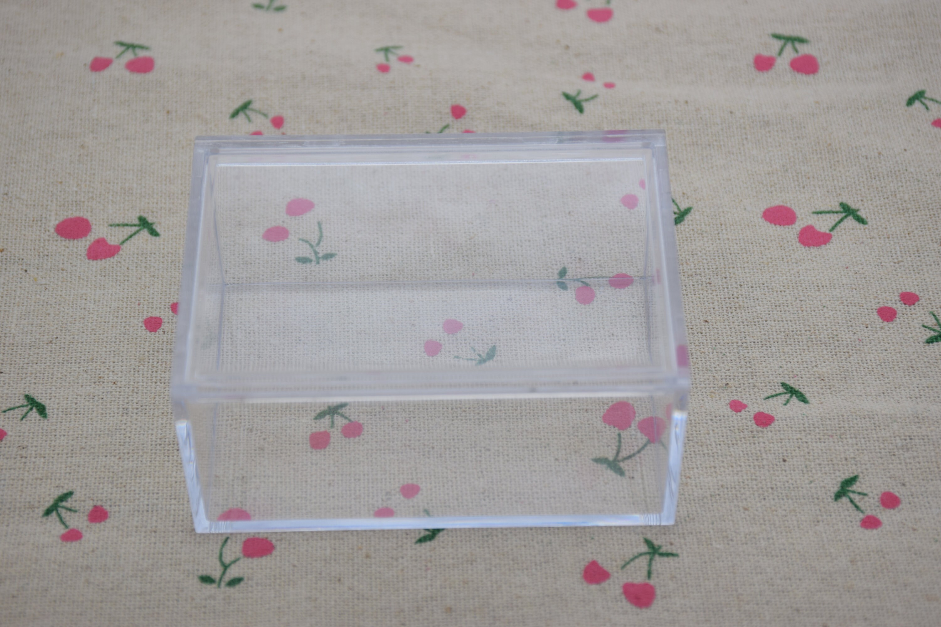 2 Rectangle Clear Plastic Boxtransparent Acrylic Box With - Etsy