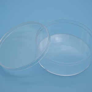 2 round clear plastic box,transparent ps box with lid,clear box container,box storage,plastic cases - 80mmx30mm(height) AB80