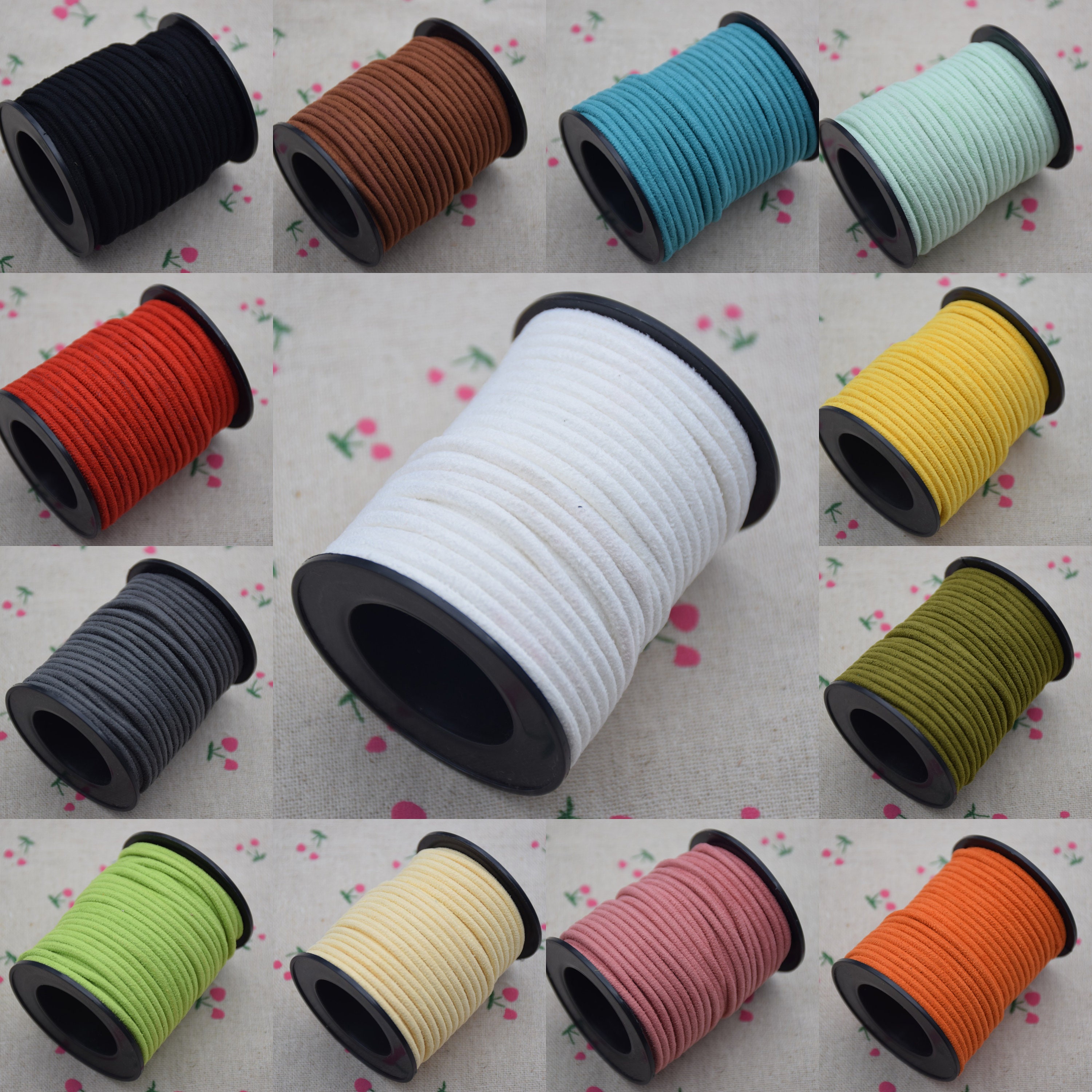 10.9 yards Each, 3mm Faux Suede Leather Cord String Braided Rope Thread for  Jewelry Making Lacing Bracelet Necklace Beading DIY Crafts, 10 Colors 