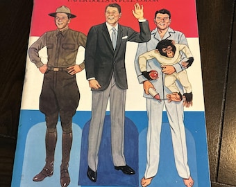 Book - Paper Dolls by Tom Tierney ~ Ronald Reagan - Un-cut