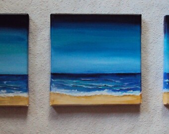 120x80cm Leinwandbild auf Keilrahmen Karibik Segelboot Meer Blau Wandbild Riff