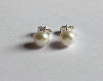 Freshwater Pearl Stud Earrings