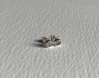 Aquamarine Stud Earrings