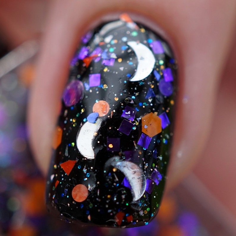 Hocus PocusHalloween 2015 Trio Indie Nail Polish Glitterbomb image 4