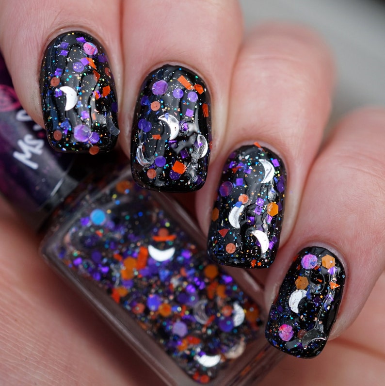 Hocus PocusHalloween 2015 Trio Indie Nail Polish Glitterbomb image 1