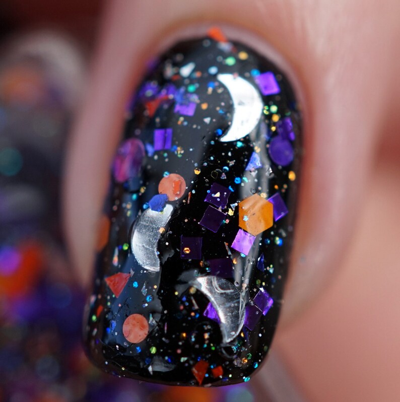 Hocus PocusHalloween 2015 Trio Indie Nail Polish Glitterbomb image 2