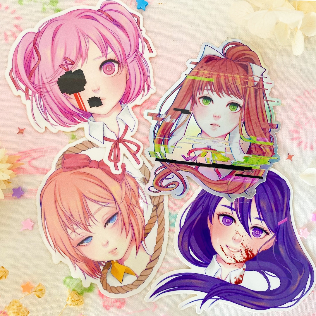 Doki Doki Literature Club 3 Sticker Sheets 