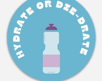 Hydrate or diedrate sticker