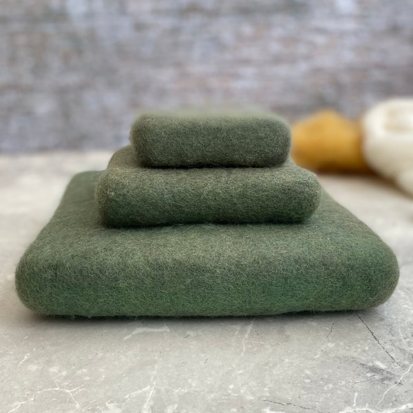 Wool felting mat / handmade eco-friendly / 3 sizes / WILLOW