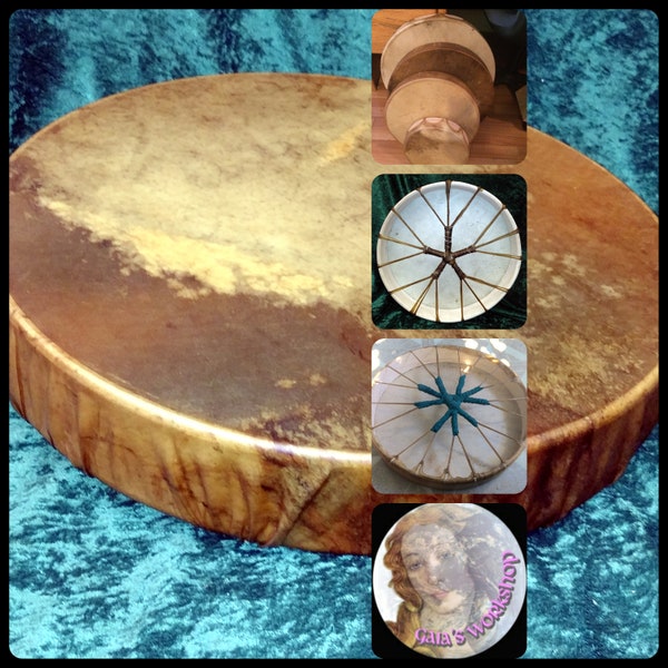 Shaman Drum: Design Your Own Custom Shamanic Drum, Horse, Deer, or Elk  10"-24", Cedar or Maple, Four Styles, Shamans Drum Journey Drum