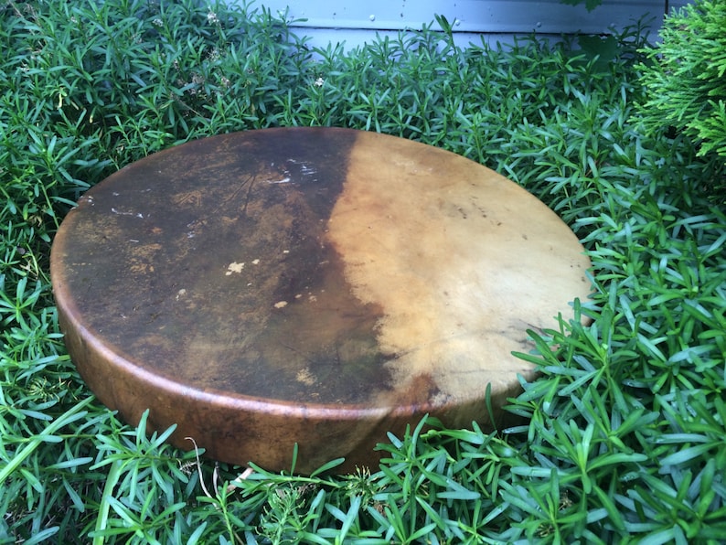 Horse 18 Harmonic Shamanic Rawhide Drum on Deodar Cedar Etsy