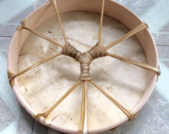 Manifestation Drum, Deer, Elk or Horse Rawhide w Maple Hoop, 10&quot; or 12&quot; w beater, Travel, Kids, Small, Altar Drum Celtic Pagan Heathen