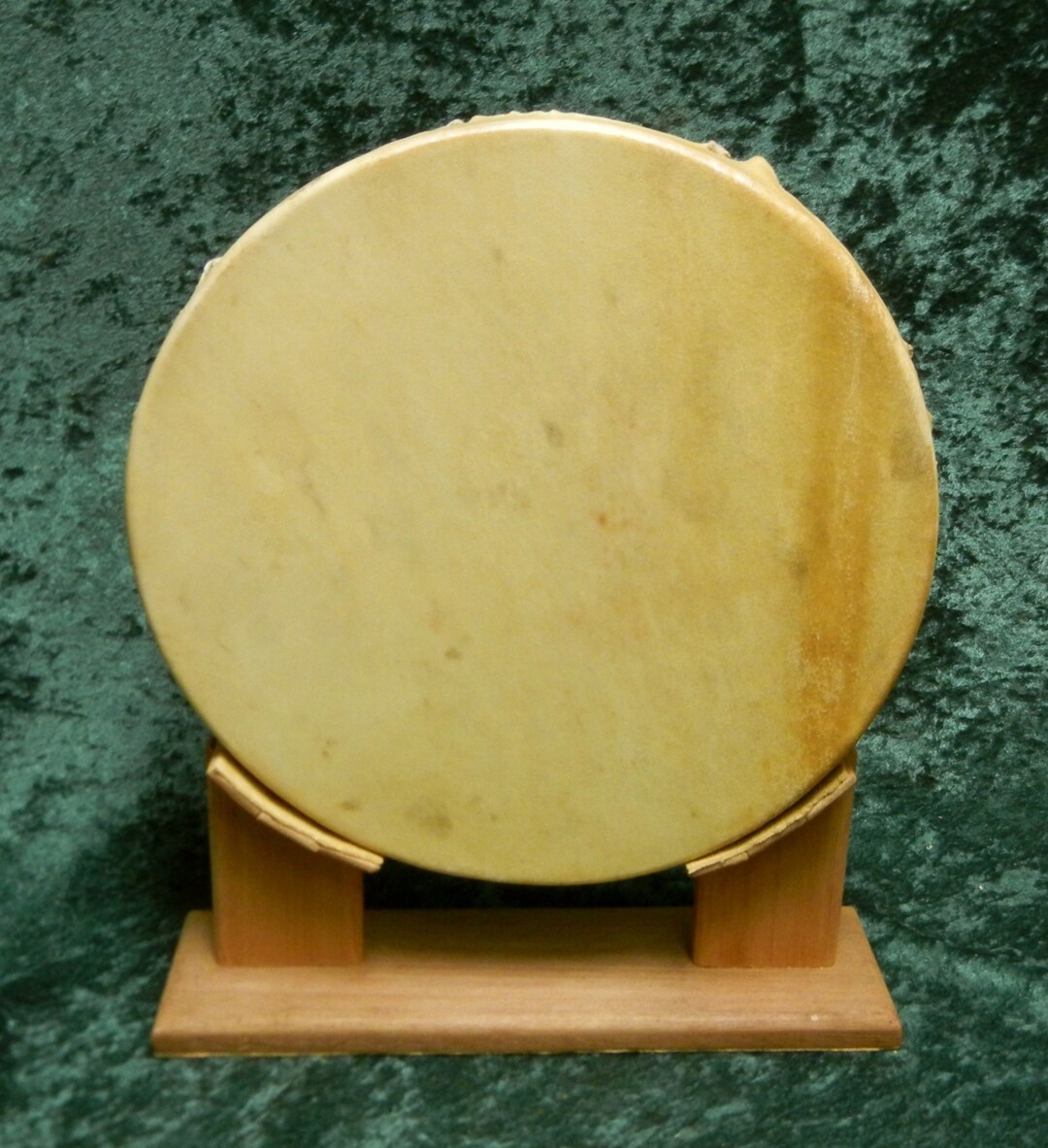 Manifestation Drum Display Stand, Hand Cut & Painted, 10 or 12 X 2 1/2