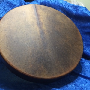 Horse 15&quot; Harmonic Shamanic Rawhide Drum, on Maple or Cedar Hoop, with suede wrap, Beater, Custom Shaman Drum Ritual Journey Meditation Drum