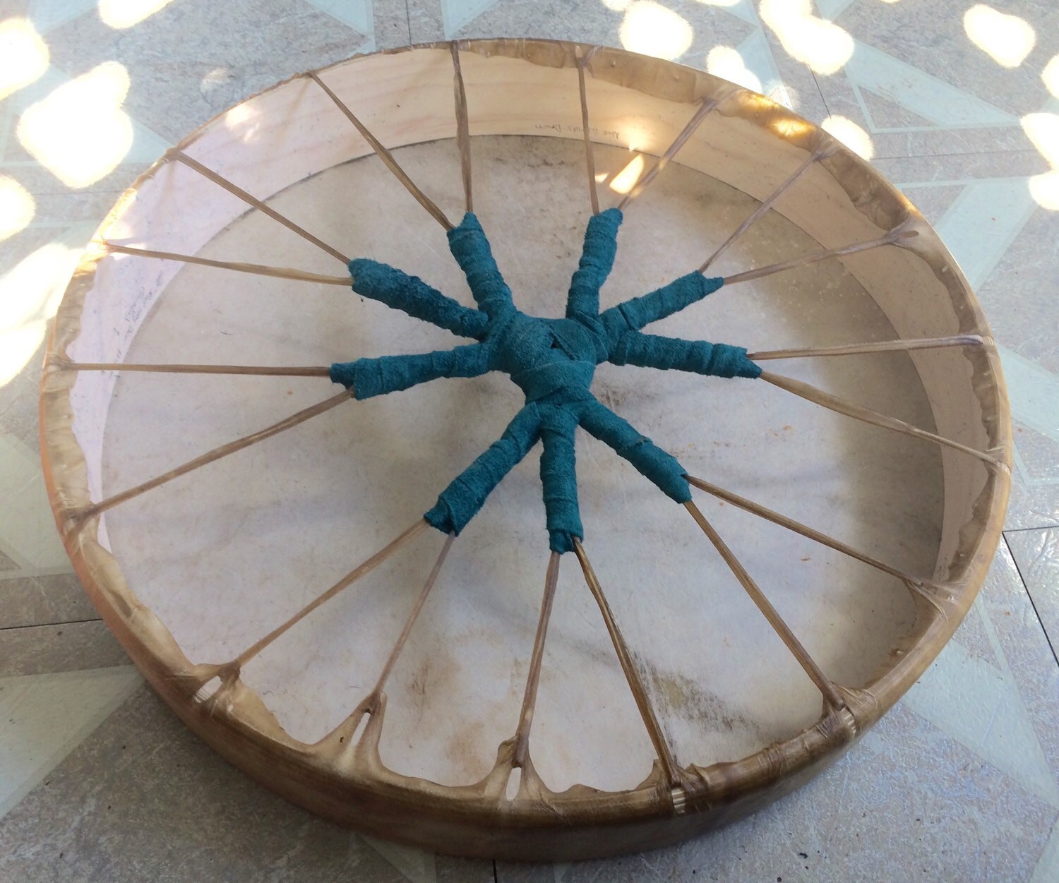 Nine Worlds Drum Red Stag Deer or Horse Rawhide Drum w/ Cedar Etsy