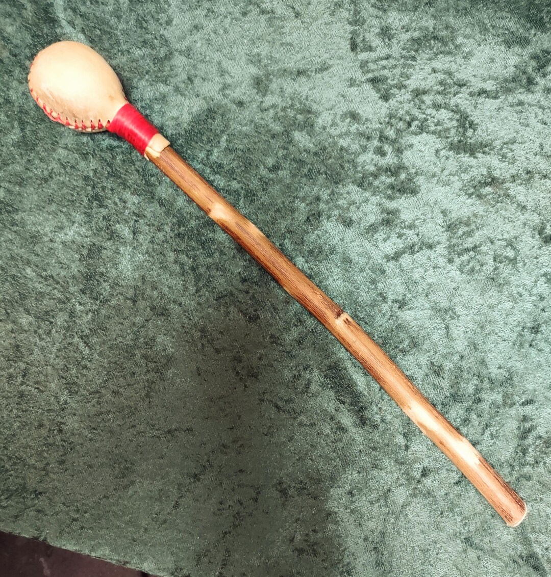 Small Deer Round Rawhide Rattle, Red, Willow, Shamanic Journey Ritual ...