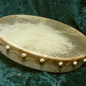 European Style Pegged Horse, Elk or Deer Rawhide Drum, Choice of Handles, w Beater, 10&quot;, 13&quot;, 15&quot;, 18&quot;, 20&quot;, 22&quot; or 24&quot; Shaman Heathen Norse