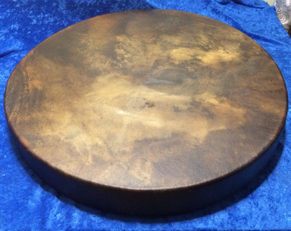 Horse 20" Spirit Drum, Horse Rawhide on Maple or Cedar Hoop with suede wrap Beater Four Directions Handle, Shaman Frame Healing Drum Journey