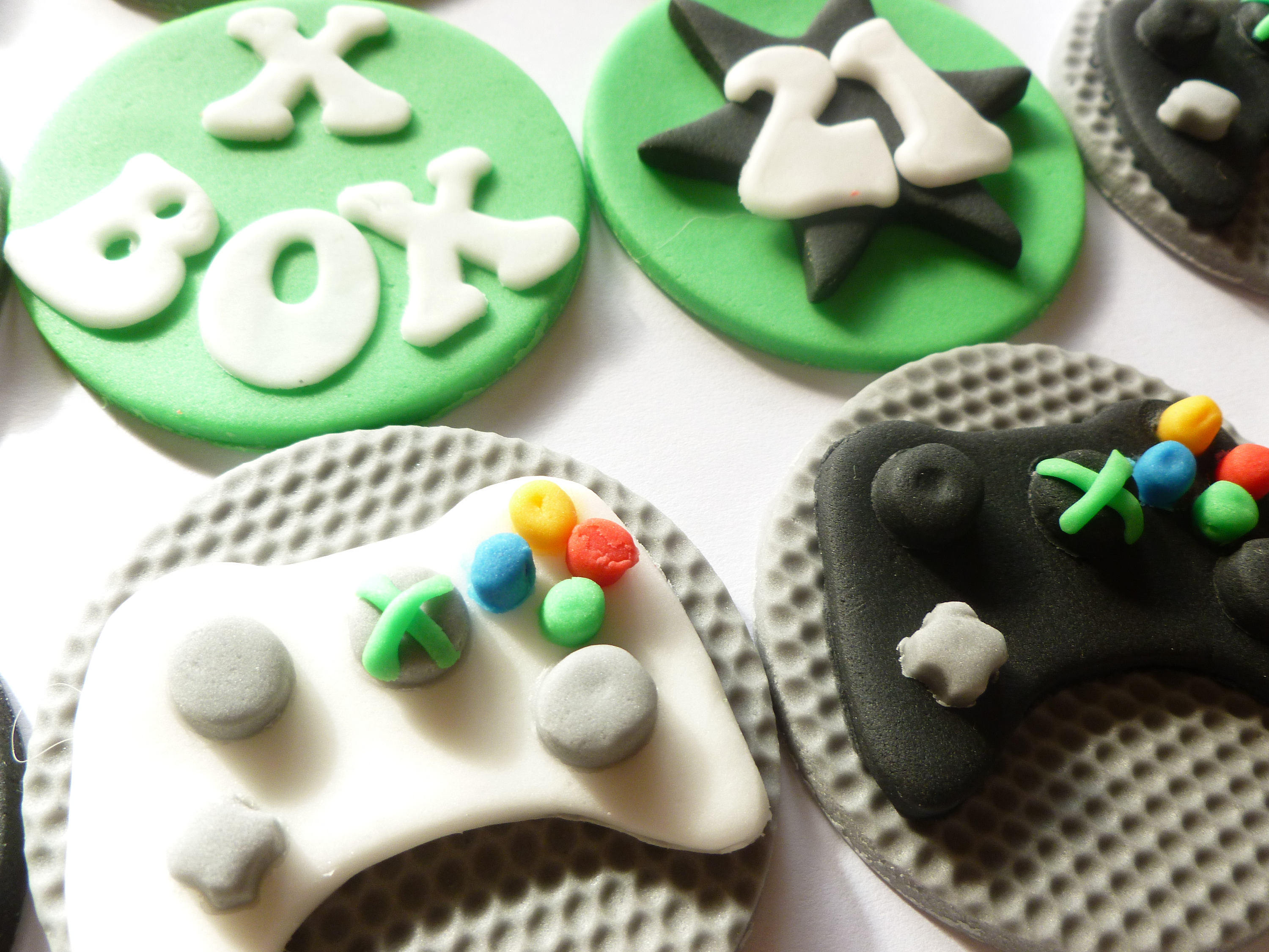 12 Xbox Cupcake Toppers Etsy