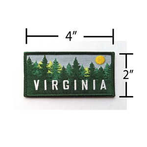 Shenandoah National Park Virginia Patch | Iron-On Embroidered Applique | Hiking Souvenir Gift | Athena Brands