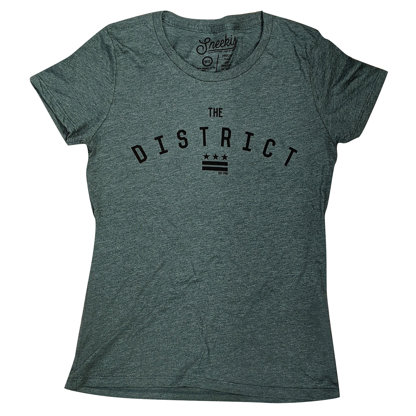 The District Tee pine Green Women s Etsy