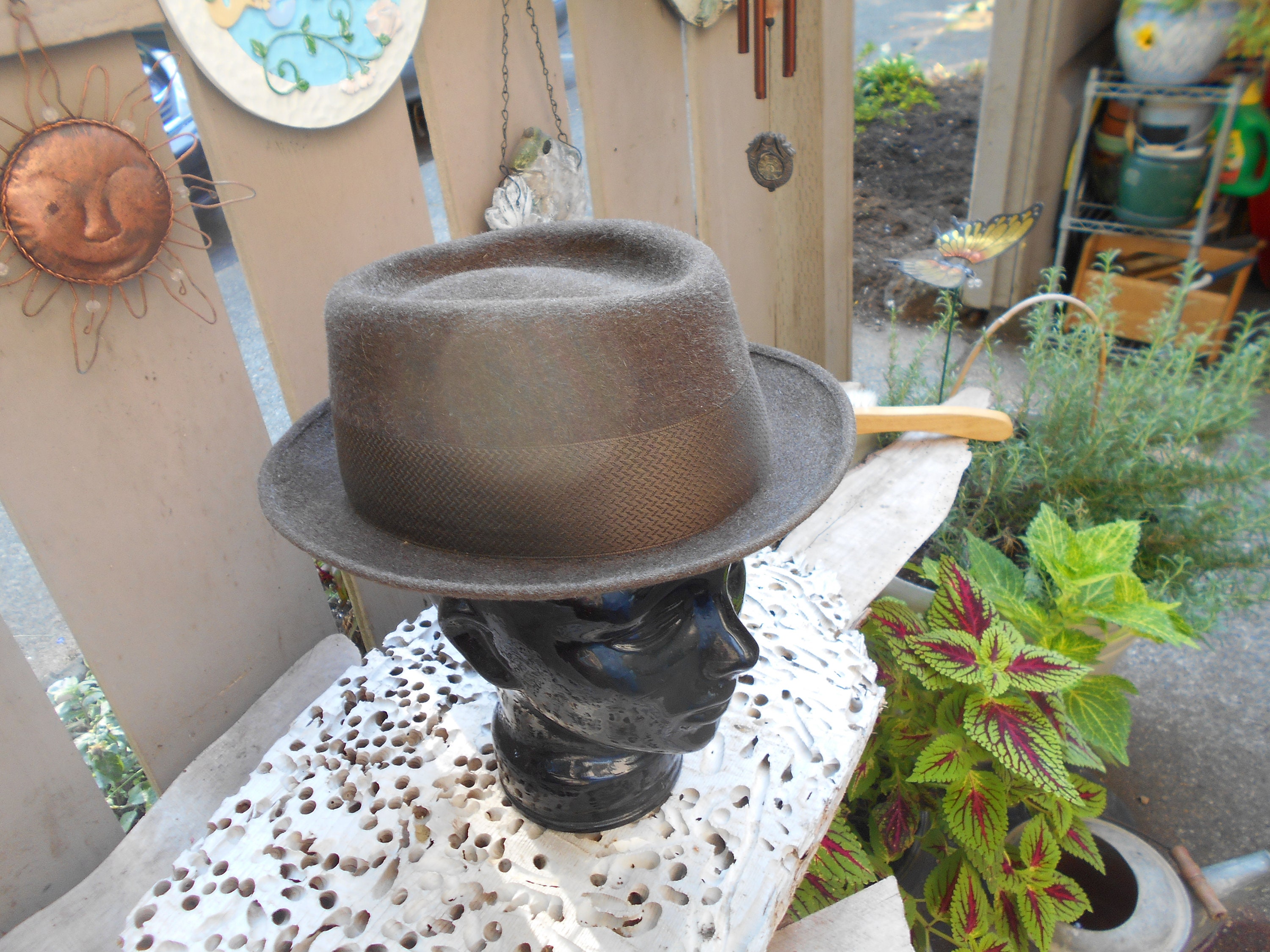 Vintage Pork Pie Hat - Etsy