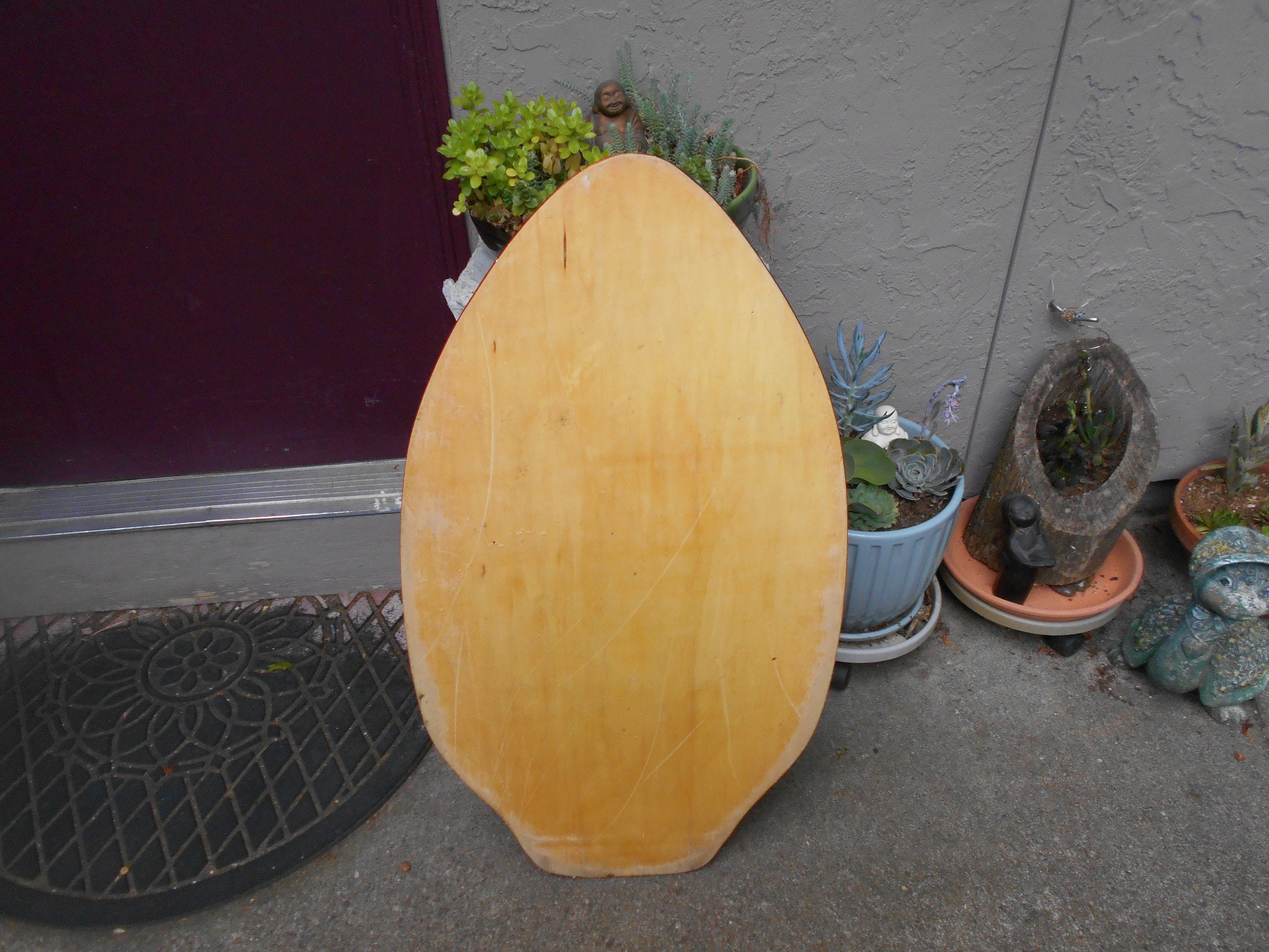 Preowned37 Inch Tribal SURF Skim Board Boogie Board Wooden Etsy