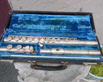 Vintage Noblet Paris Concert Flute C-foot Plateau French Arms - Etsy