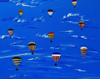 Heißluftballon-Rennen