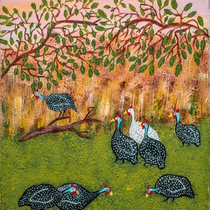 Guinea fowls