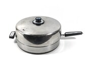 Vintage Revere Neptune Seahorse Copper Clad Large 12 quot Skillet Pan with Vented Dome Lid