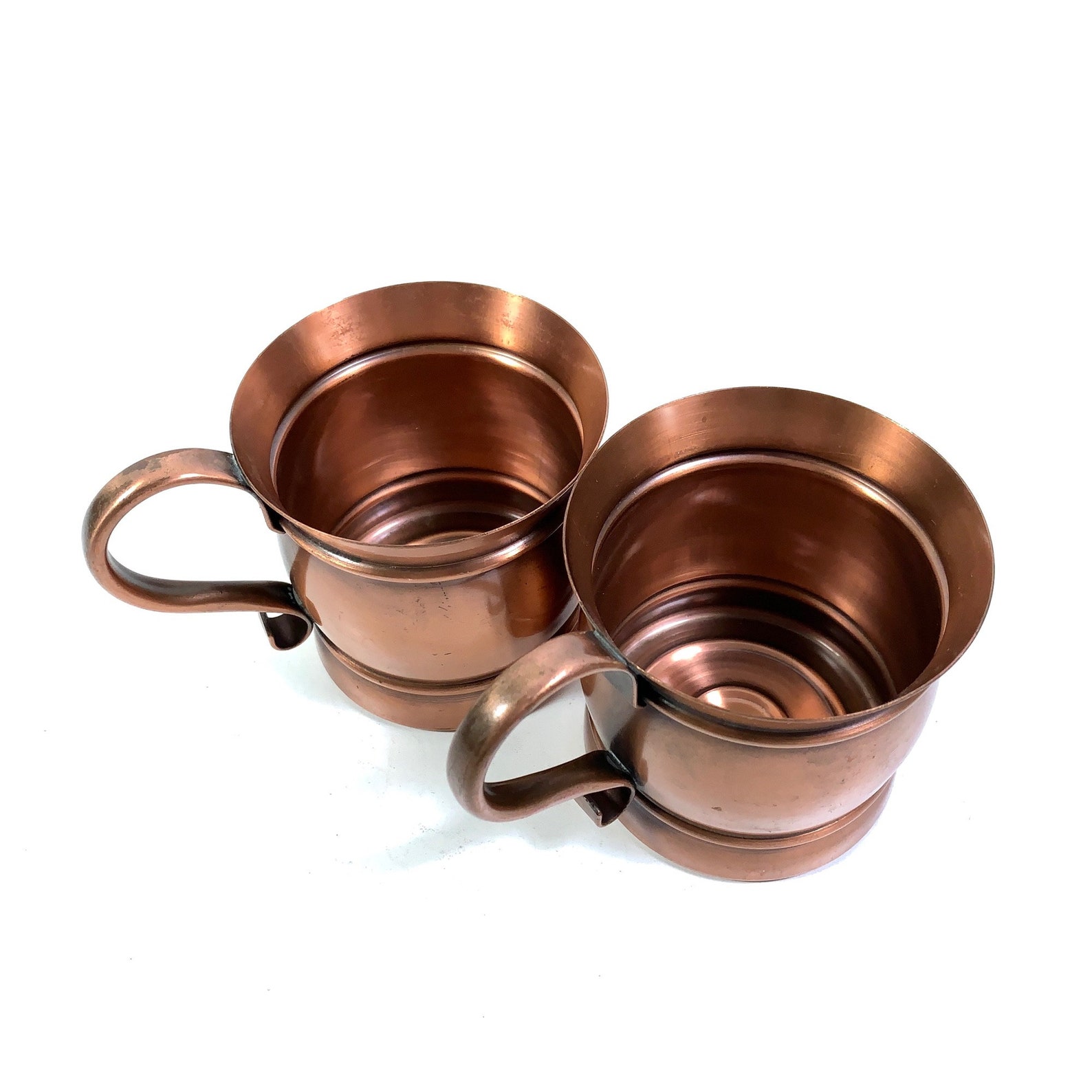 Moscow Mule Mugs by Gregorian Copper 12 Oz Solid Copper Mug Etsy