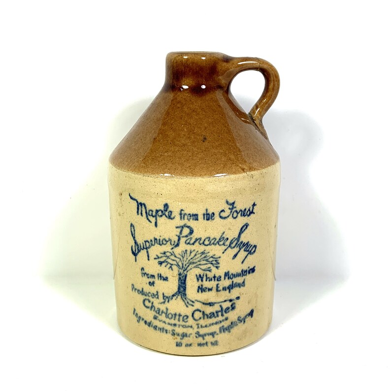 Vintage Syrup Bottle Jug for Maple or Raccoon Etsy