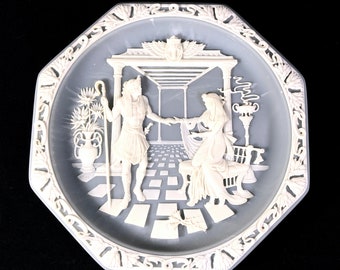 Incolay Cameo Plate Etsy