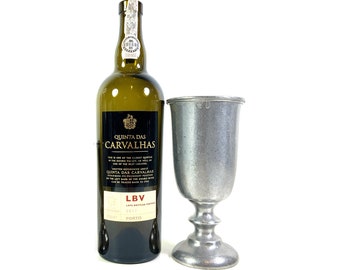1970s Medieval Wine Goblet by Wilton, 7" Vintage Pewter Style Cosplay Chalice