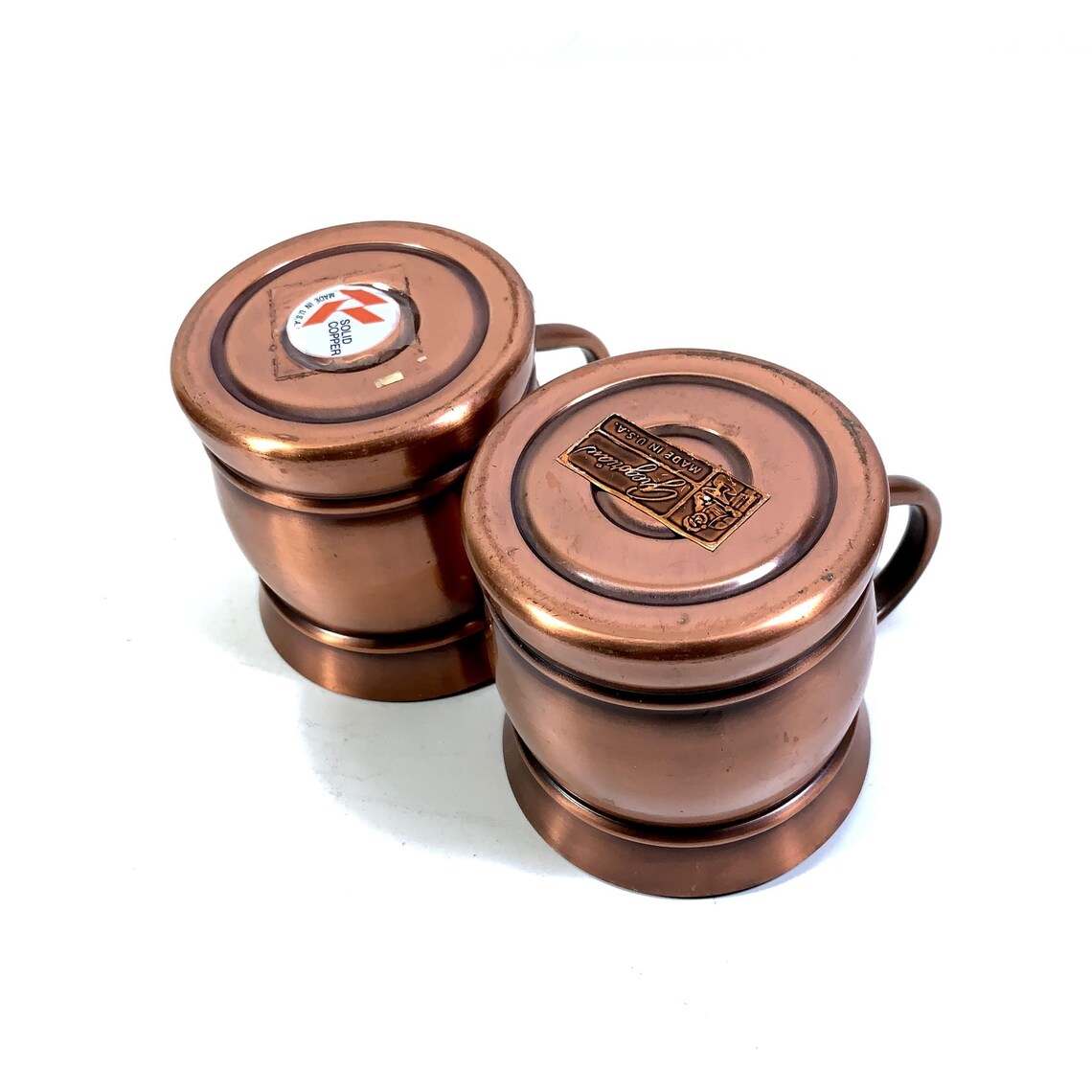 Moscow Mule Mugs by Gregorian Copper 12 Oz Solid Copper Mug Etsy