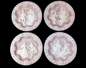 Incolay Cameo Plate Etsy