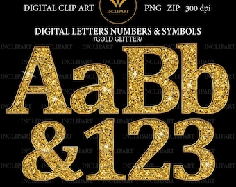glitter alphabet etsy