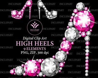 High Heel Clipart Etsy