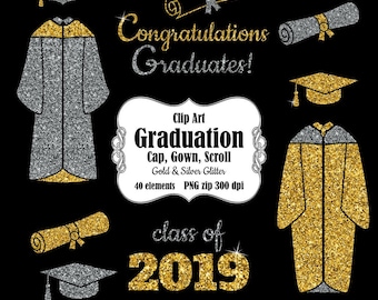 graduate clipart etsy
