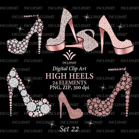 girls shoes clip art