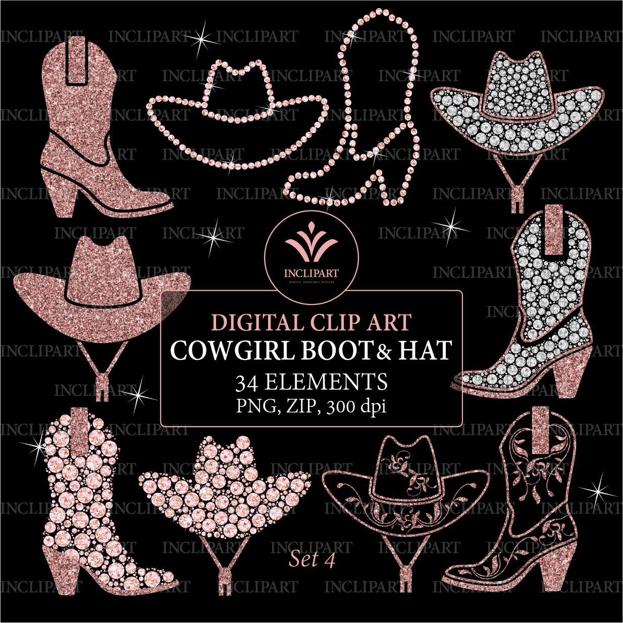 cowboy and cowgirl clip art