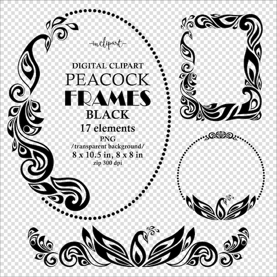25+ Black Picture Frame Clipart Transparent Background PNG