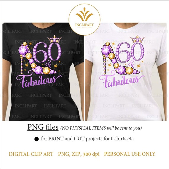 CIEHER 60. Geburtstag Dekoration Für Frauen – Lila Krone & Schärpe „60 & Fabelhaft“, Geschenk Für Jubilarin