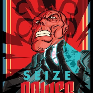 Red Skull Hydra recruitment poster